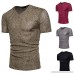Striped T Shirt Men,Donci Vertical Solid Color Tees Round Neck Slim Casual Sports Summer New Short Tops Black B07NSW37XS